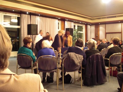 KLAUSENS Foto: Gesine Schwan und Andre Nahles in Bad Breisig Hotel "Vier Jahreszeiten" am 18.2.2009 Brgermpfang SPD