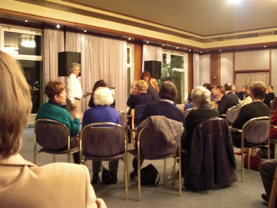 KLAUSENS Foto: Gesine Schwan und Andre Nahles in Bad Breisig Hotel "Vier Jahreszeiten" am 18.2.2009 Brgermpfang SPD