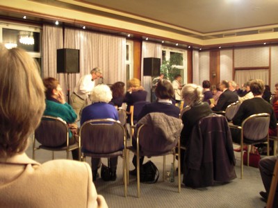 KLAUSENS Foto: Gesine Schwan und Andre Nahles in Bad Breisig Hotel "Vier Jahreszeiten" am 18.2.2009 Brgermpfang SPD