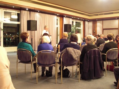 KLAUSENS Foto: Gesine Schwan und Andre Nahles in Bad Breisig Hotel "Vier Jahreszeiten" am 18.2.2009 Brgermpfang SPD