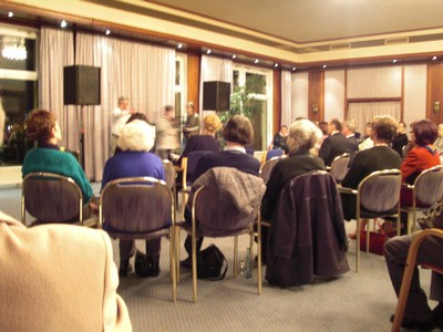 KLAUSENS Foto: Gesine Schwan und Andre Nahles in Bad Breisig Hotel "Vier Jahreszeiten" am 18.2.2009 Brgermpfang SPD