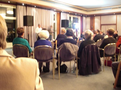 KLAUSENS Foto: Gesine Schwan und Andre Nahles in Bad Breisig Hotel "Vier Jahreszeiten" am 18.2.2009 Brgermpfang SPD