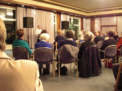 KLAUSENS Foto: Gesine Schwan und Andre Nahles in Bad Breisig Hotel "Vier Jahreszeiten" am 18.2.2009 Brgermpfang SPD