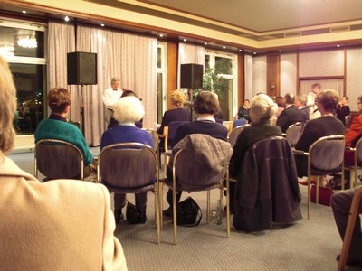 KLAUSENS Foto: Gesine Schwan und Andre Nahles in Bad Breisig Hotel "Vier Jahreszeiten" am 18.2.2009 Brgermpfang SPD