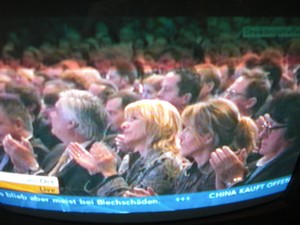 Guido Westerwelle am 6.11.2011 bei seiner Rede in Stuttgart Dreikönigstreffen - Foto Klausens vom Fernseher LIVE