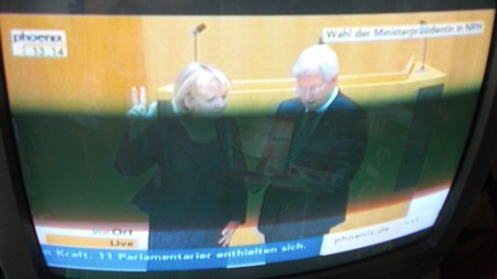 Klausens Foto SERIELLO Hannelore Kraft 14.7.2010 Wahl zur Ministerprsidentin NRW (zwei Wahlgnge) plus Amtseid