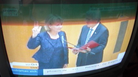 Klausens Foto SERIELLO Hannelore Kraft 14.7.2010 Wahl zur Ministerprsidentin NRW (zwei Wahlgnge) plus Amtseid