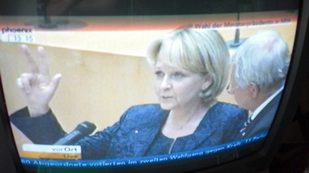 Klausens Foto SERIELLO Hannelore Kraft 14.7.2010 Wahl zur Ministerprsidentin NRW (zwei Wahlgnge) plus Amtseid