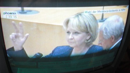 Klausens Foto SERIELLO Hannelore Kraft 14.7.2010 Wahl zur Ministerprsidentin NRW (zwei Wahlgnge) plus Amtseid