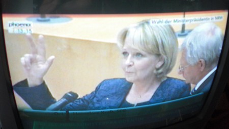 Klausens Foto SERIELLO Hannelore Kraft 14.7.2010 Wahl zur Ministerprsidentin NRW (zwei Wahlgnge) plus Amtseid