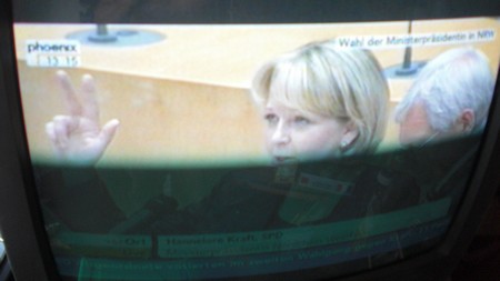 Klausens Foto SERIELLO Hannelore Kraft 14.7.2010 Wahl zur Ministerprsidentin NRW (zwei Wahlgnge) plus Amtseid