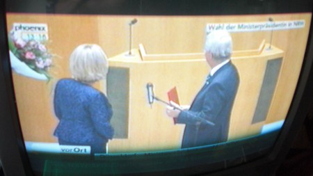 Klausens Foto SERIELLO Hannelore Kraft 14.7.2010 Wahl zur Ministerprsidentin NRW (zwei Wahlgnge) plus Amtseid