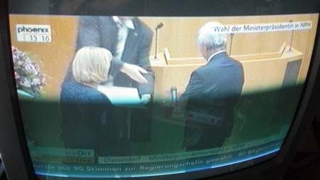 Klausens Foto SERIELLO Hannelore Kraft 14.7.2010 Wahl zur Ministerprsidentin NRW (zwei Wahlgnge) plus Amtseid