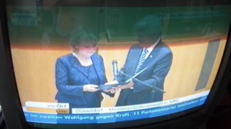 Klausens Foto SERIELLO Hannelore Kraft 14.7.2010 Wahl zur Ministerprsidentin NRW (zwei Wahlgnge) plus Amtseid