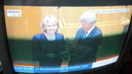 Klausens Foto SERIELLO Hannelore Kraft 14.7.2010 Wahl zur Ministerprsidentin NRW (zwei Wahlgnge) plus Amtseid