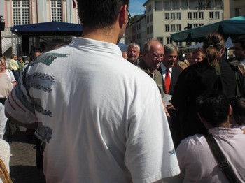 Klausens SERIELLO Foto Klaus Wowereit in Bonn mit Jürgen Nimptsch am 13.7.2009