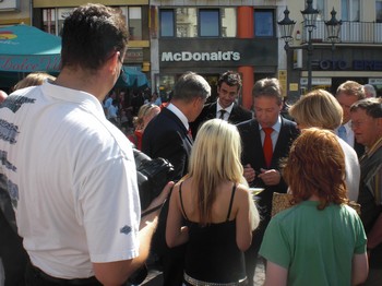 Klausens SERIELLO Foto Klaus Wowereit in Bonn mit Jürgen Nimptsch am 13.7.2009