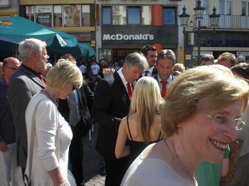 Klausens SERIELLO Foto Klaus Wowereit in Bonn mit Jürgen Nimptsch am 13.7.2009