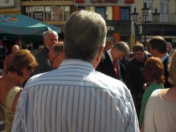 Klausens SERIELLO Foto Klaus Wowereit in Bonn mit Jürgen Nimptsch am 13.7.2009