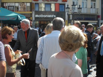 Klausens SERIELLO Foto Klaus Wowereit in Bonn mit Jürgen Nimptsch am 13.7.2009