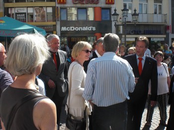 Klausens SERIELLO Foto Klaus Wowereit in Bonn mit Jürgen Nimptsch am 13.7.2009