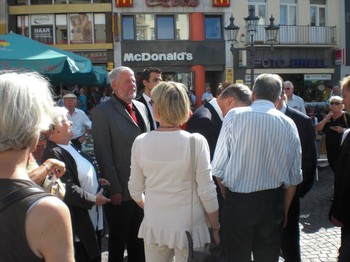 Klausens SERIELLO Foto Klaus Wowereit in Bonn mit Jürgen Nimptsch am 13.7.2009