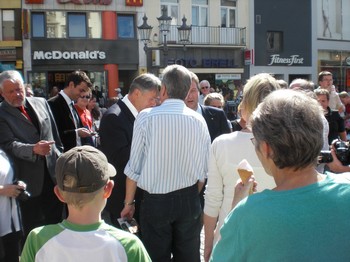 Klausens SERIELLO Foto Klaus Wowereit in Bonn mit Jürgen Nimptsch am 13.7.2009