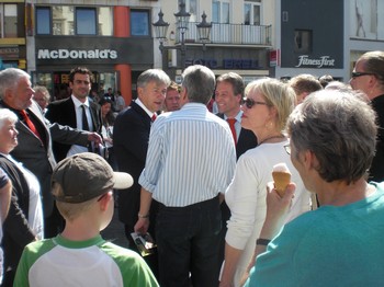 Klausens SERIELLO Foto Klaus Wowereit in Bonn mit Jürgen Nimptsch am 13.7.2009