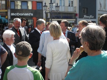 Klausens SERIELLO Foto Klaus Wowereit in Bonn mit Jürgen Nimptsch am 13.7.2009