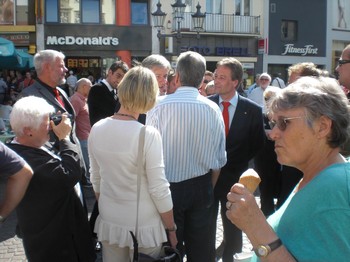 Klausens SERIELLO Foto Klaus Wowereit in Bonn mit Jürgen Nimptsch am 13.7.2009