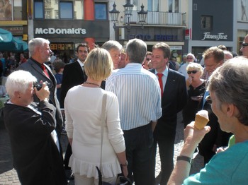 Klausens SERIELLO Foto Klaus Wowereit in Bonn mit Jürgen Nimptsch am 13.7.2009