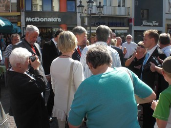 Klausens SERIELLO Foto Klaus Wowereit in Bonn mit Jürgen Nimptsch am 13.7.2009