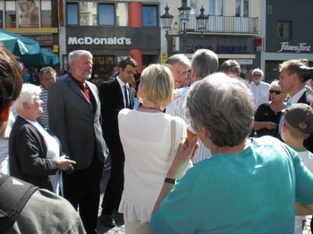 Klausens SERIELLO Foto Klaus Wowereit in Bonn mit Jürgen Nimptsch am 13.7.2009