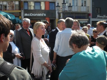 Klausens SERIELLO Foto Klaus Wowereit in Bonn mit Jürgen Nimptsch am 13.7.2009