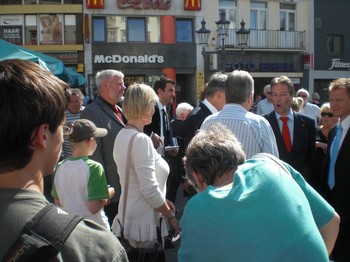 Klausens SERIELLO Foto Klaus Wowereit in Bonn mit Jürgen Nimptsch am 13.7.2009