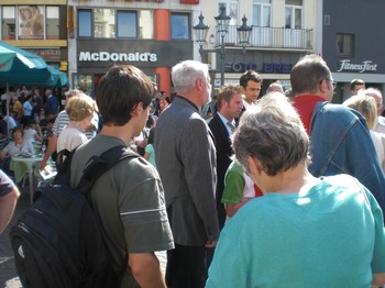 Klausens SERIELLO Foto Klaus Wowereit in Bonn mit Jürgen Nimptsch am 13.7.2009