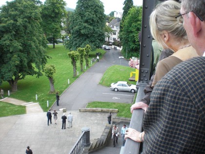 SERIELLO KURT BECK Fotos von Klausens am 19.5.2009 beim Brgerempfang der SPD im Bahnhof Rolandseck in Remagen