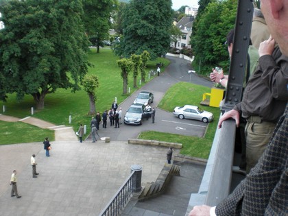 SERIELLO KURT BECK Fotos von Klausens am 19.5.2009 beim Brgerempfang der SPD im Bahnhof Rolandseck in Remagen