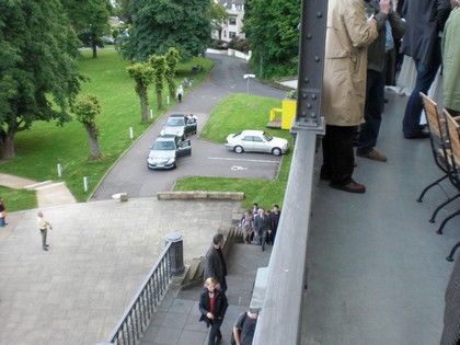SERIELLO KURT BECK Fotos von Klausens am 19.5.2009 beim Brgerempfang der SPD im Bahnhof Rolandseck in Remagen