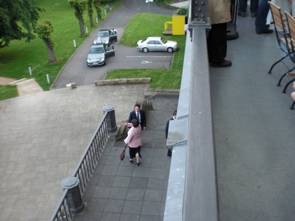 SERIELLO KURT BECK Fotos von Klausens am 19.5.2009 beim Brgerempfang der SPD im Bahnhof Rolandseck in Remagen