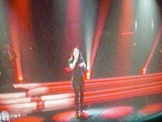 SERIELLO von KLAUSENS zu LENA MEYER-LANDRUT, als sie am 12.3.2010 2 Lieder singt. Insgesamt wird sie 4 x mal singen, in diesem Finale von "Unser Star fr Oslo"