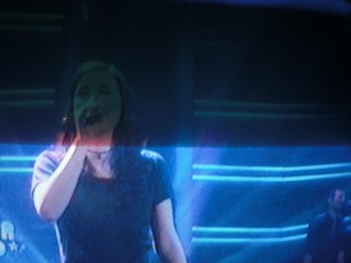 SERIELLO von KLAUSENS zu LENA MEYER-LANDRUT, als sie am 12.3.2010 2 Lieder singt. Insgesamt wird sie 4 x mal singen, in diesem Finale von "Unser Star für Oslo"