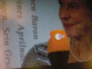 Foto Seriello KLAUSENS von Margaret Atwood auf der Buchmesse Frankfurt 15.10.2009