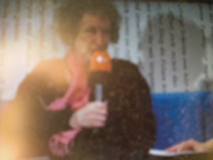 Foto Seriello KLAUSENS von Margaret Atwood auf der Buchmesse Frankfurt 15.10.2009