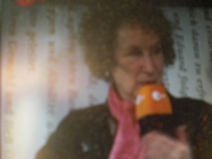 Foto Seriello KLAUSENS von Margaret Atwood auf der Buchmesse Frankfurt 15.10.2009