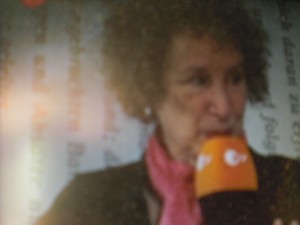 Foto Seriello KLAUSENS von Margaret Atwood auf der Buchmesse Frankfurt 15.10.2009