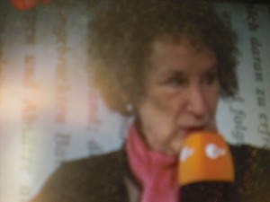 Foto Seriello KLAUSENS von Margaret Atwood auf der Buchmesse Frankfurt 15.10.2009