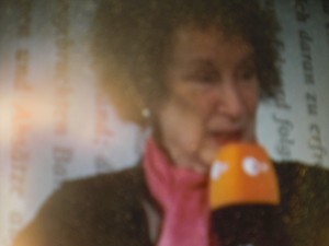 Foto Seriello KLAUSENS von Margaret Atwood auf der Buchmesse Frankfurt 15.10.2009