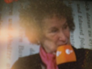 Foto Seriello KLAUSENS von Margaret Atwood auf der Buchmesse Frankfurt 15.10.2009