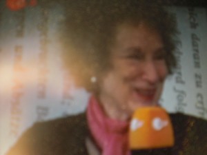 Foto Seriello KLAUSENS von Margaret Atwood auf der Buchmesse Frankfurt 15.10.2009